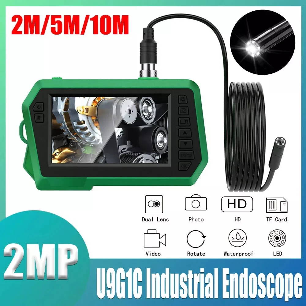 1080P HD 4.3 inch IPS Screen Industrial Pipe Endoscope Camera Single/Dual/Triple Lens CarInspection Borescope cameras