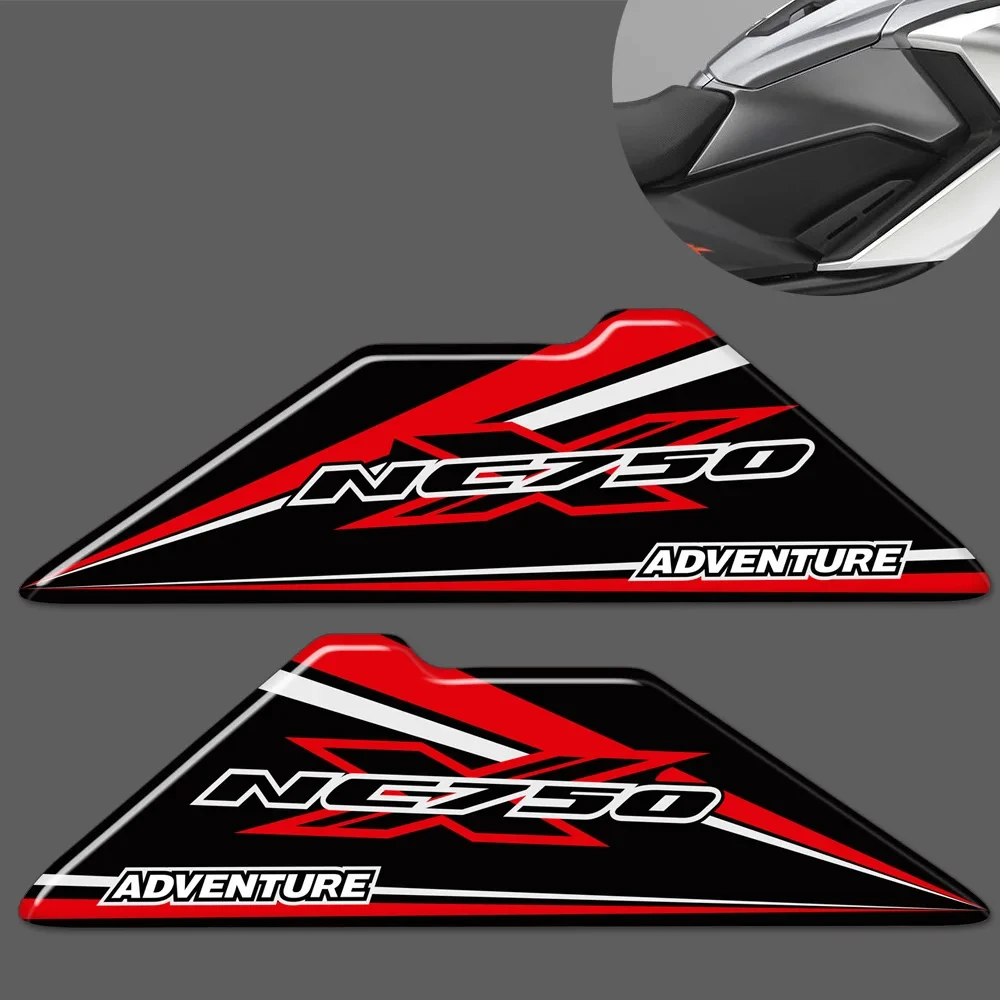 

NC750X для Honda NC 750 X защитная наклейка на бак протектор обтекатель наклейка эмблема значок Логотип чемодан для багажника NC750 2019 2020
