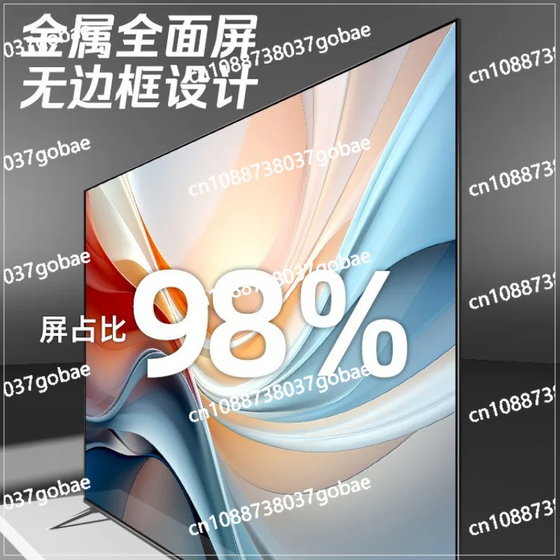 

New 100" Frameless 4K TV, WiFi Smart Android, Voice Remote, Ultra Thin LED Display, Multi-Size Options