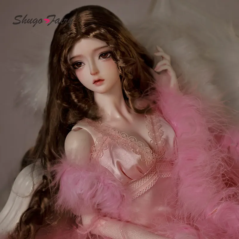 Qing Bjd Doll 1/3 FullsetC Xiny French Romantic Grown Fancy Posh Spice Full Length Skirt Feather Flare Sleeve Shugafairy