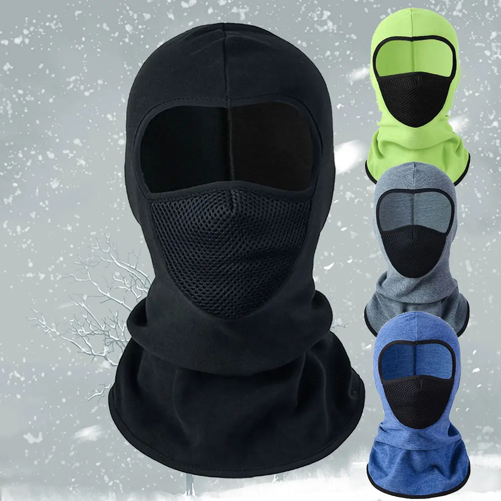 

Men Women Cold-Proof Thermal Scarf Winter Ski Hat Balaclava Full Face Mask Ski Cycling Hunting Head Neck Cover Helmet Liner Cap