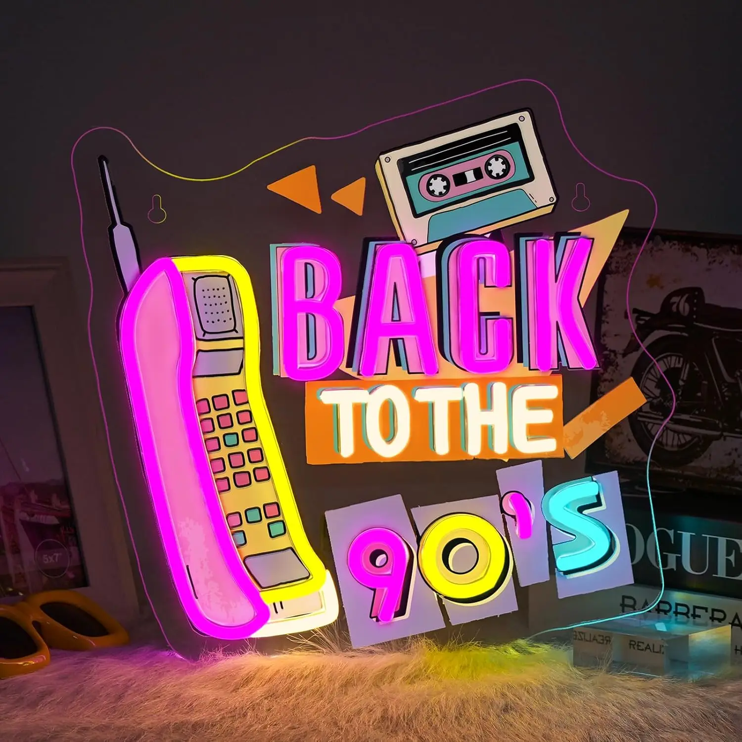 

Back To The 90s Neon Sign USB LED Neon Light For Bar Club Music Party Live House Bedroom Decoration neon personnalisé Gift
