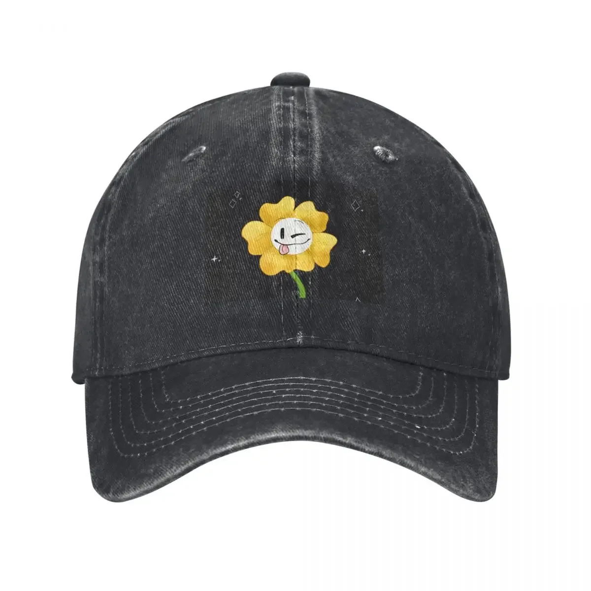 Flowey the Flower Baseball Cap Anime western Hat dad hat Woman Hats Men's