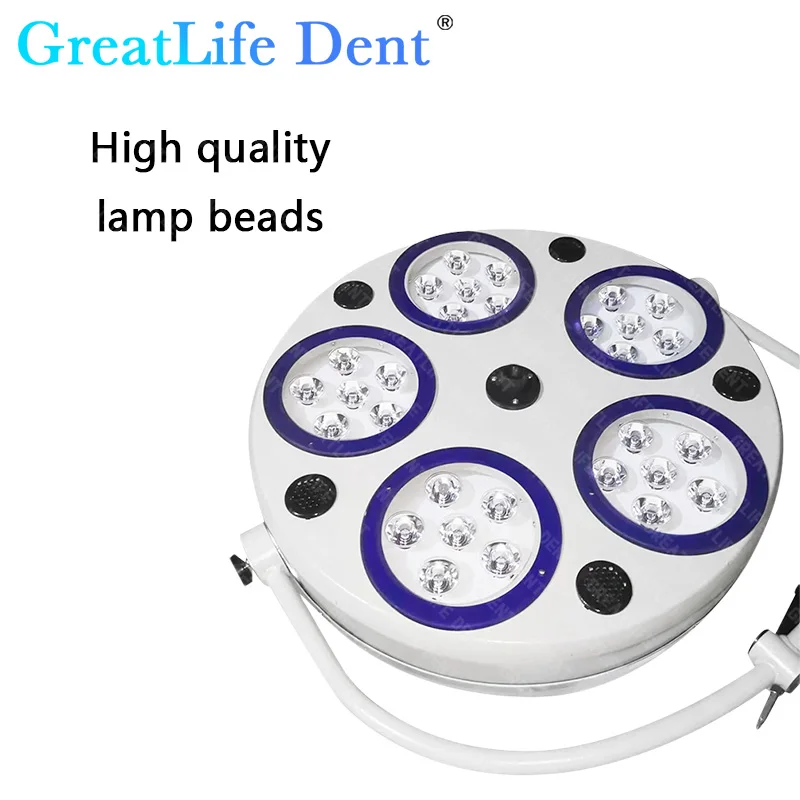 GreatLife Dent 30 diod LED sufitowa naścienna lampa operacyjna LED bezcieniowe 90000 Lux światło egzaminacyjne stomatologiczna chirurgiczna lampa