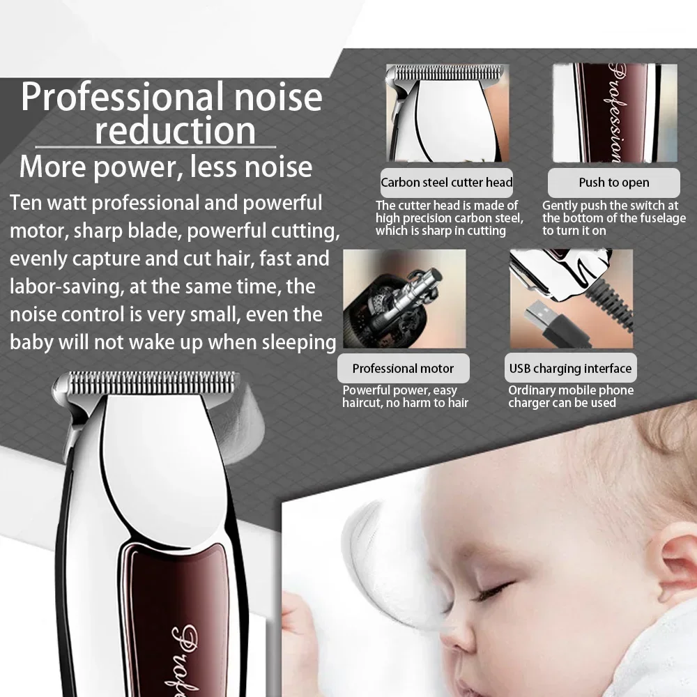 Hair Clipper Rechargeable Cordless Trimmer for Men Grooming Professional Electric Beard Hair Cutting Machine Edge Hair Clipper image 6