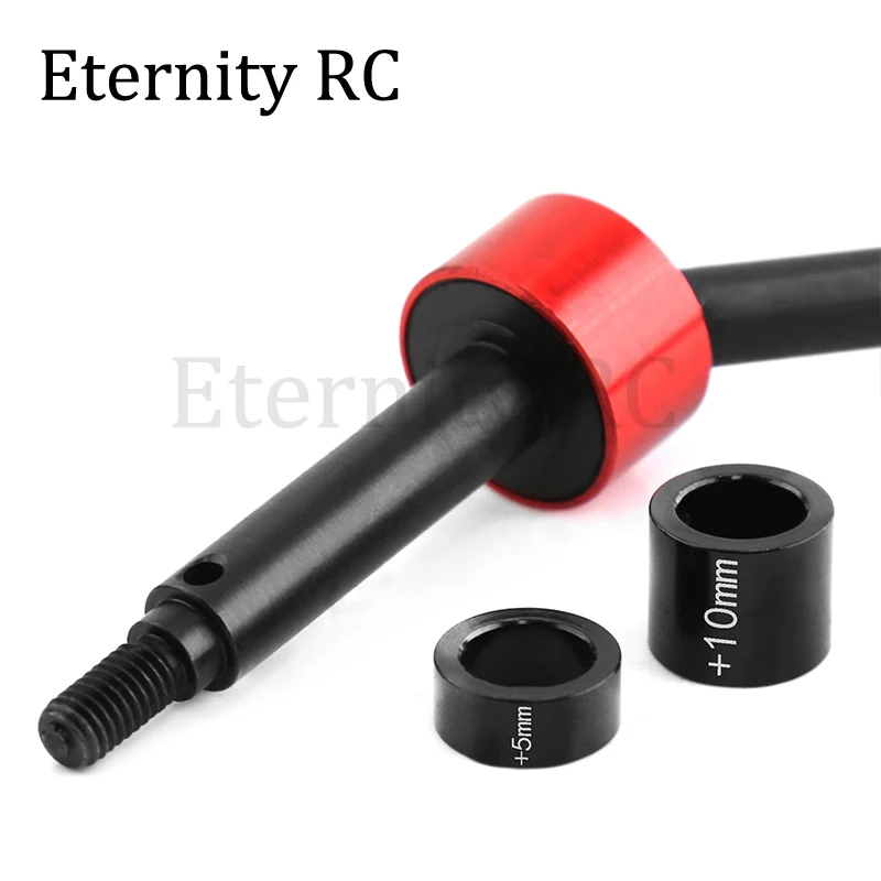 HPI Savage X Flux XL 1/8 RC 자동차 전면 및 후면 업그레이드 부품 액세서리 용 2pcs 스틸 메탈 드라이브 샤프트 CVD 드라이브 샤프트 86246