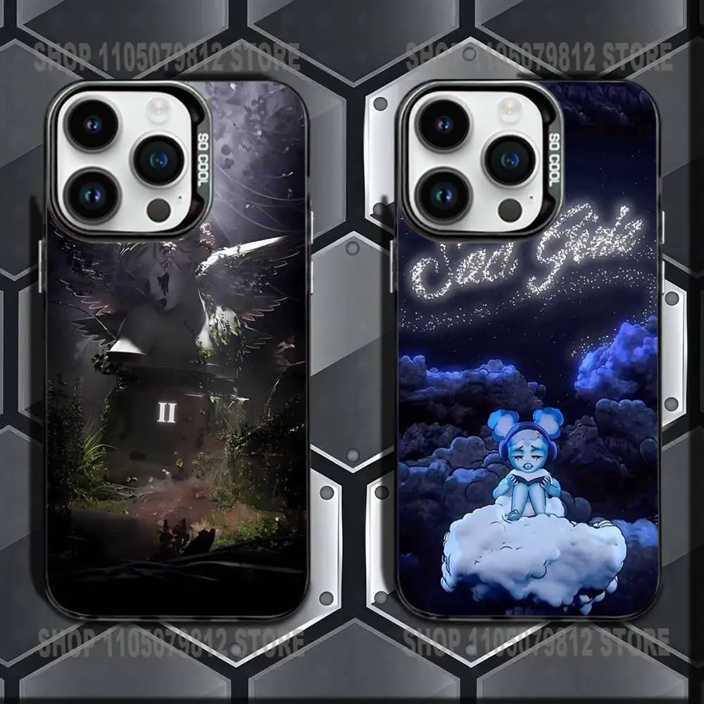 

NEW Cool J-Junior H Sad Boyz Phone Case For iPhone 16,15,14,13,12,11,Mini,Pro,E,MAX Black Candy Matte Shockproof Cover