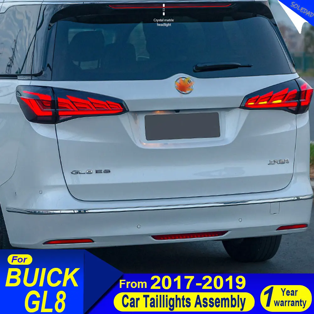 

Car Styling taillight For Buick GL8 Taillights 2017 2018 2019 2020 Tail Lamp Driving Brake Dynamic Turn Signal Car Accessories