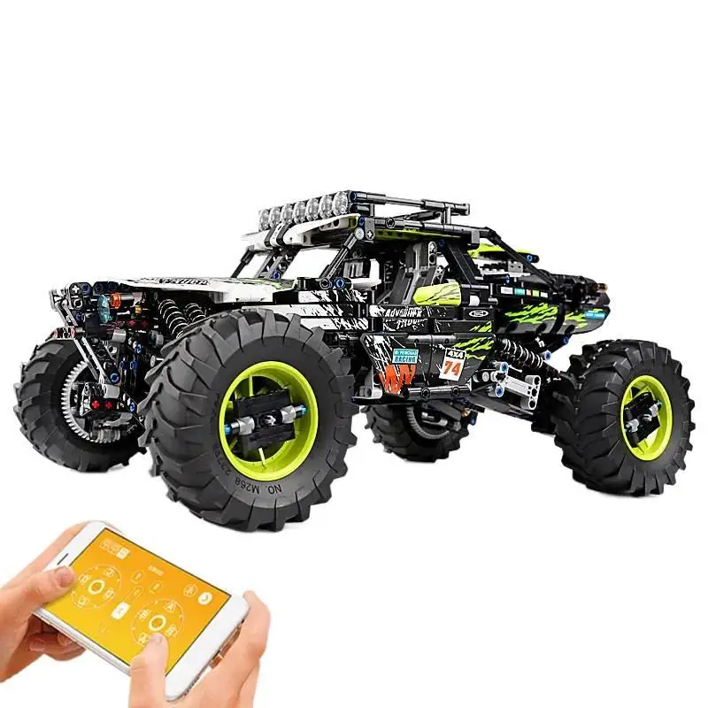 MOLD KING – voiture technique RC 18002S, jouets pour garçons, blocs de construction, télécommande, voiture tout-terrain, Terrain, escalade, Buggy, camion, cadeaux