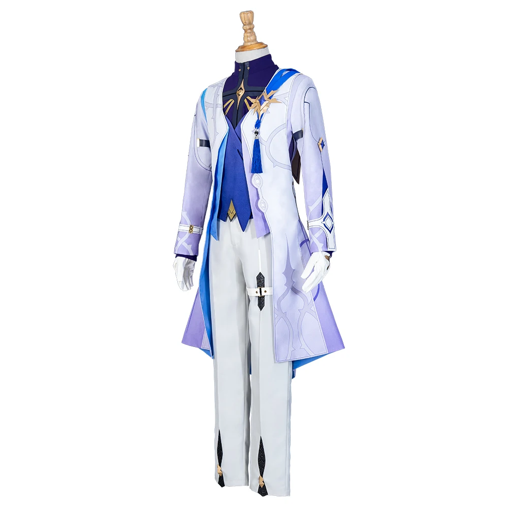 Disfraz de Honkai Star Rail para hombres, traje de uniforme guapo con tocado, trajes de espectáculo de fiesta de Carnaval de Halloween, juego de Cosplay de Domingo