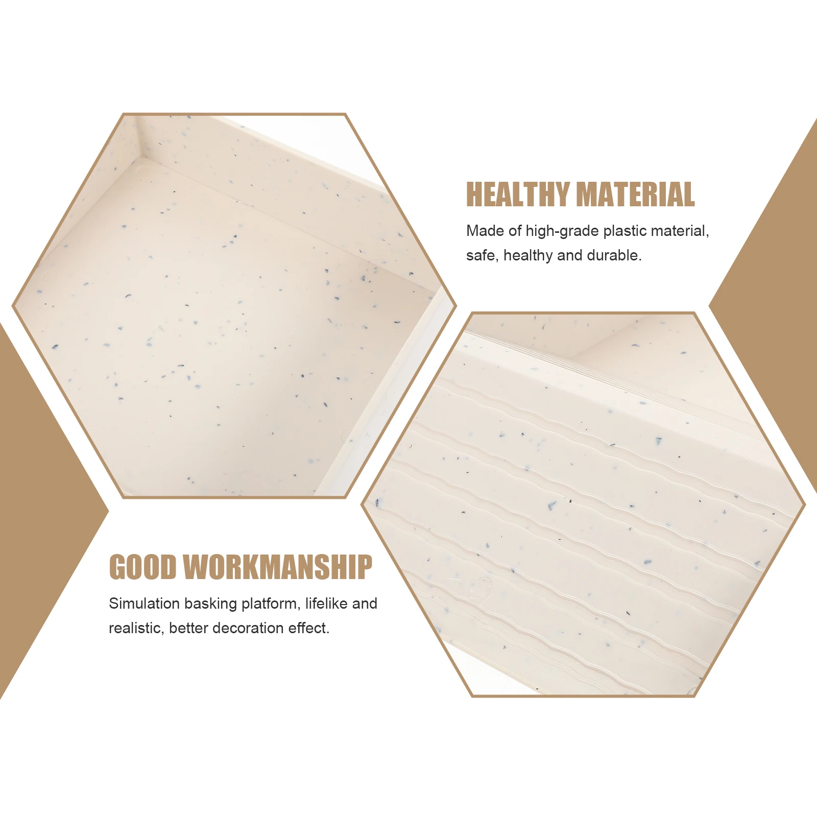 

Turtle Drying Feeding Basin Tank Accessories Reptile Feeder Bowl Basking Platform above Container Light Grey Decor