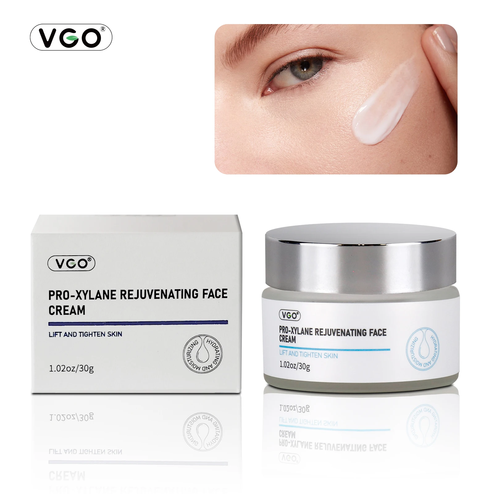 

VGO Pro-Xylane Rejuvenating Face Cream 30g Anti-Wrinkle Firming & Hydrating Nourishing Sensitive Skin Deep Moisturizing Ceramide