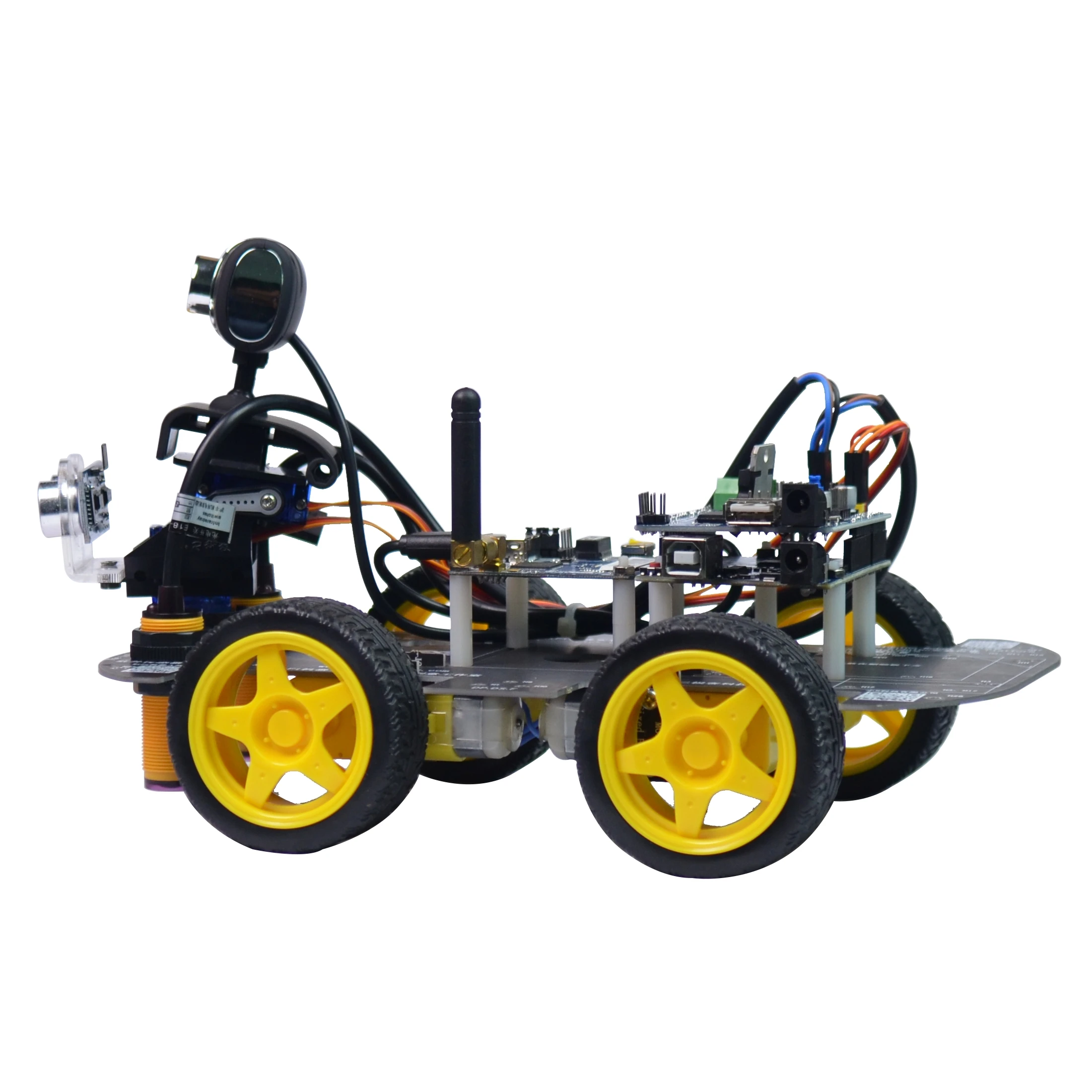 XiaoR Geek DS WiFi Smart Robot Vehicle for Arduino R3 with Remote Control, HD Camera, FPV, and Robotics Learning Toy