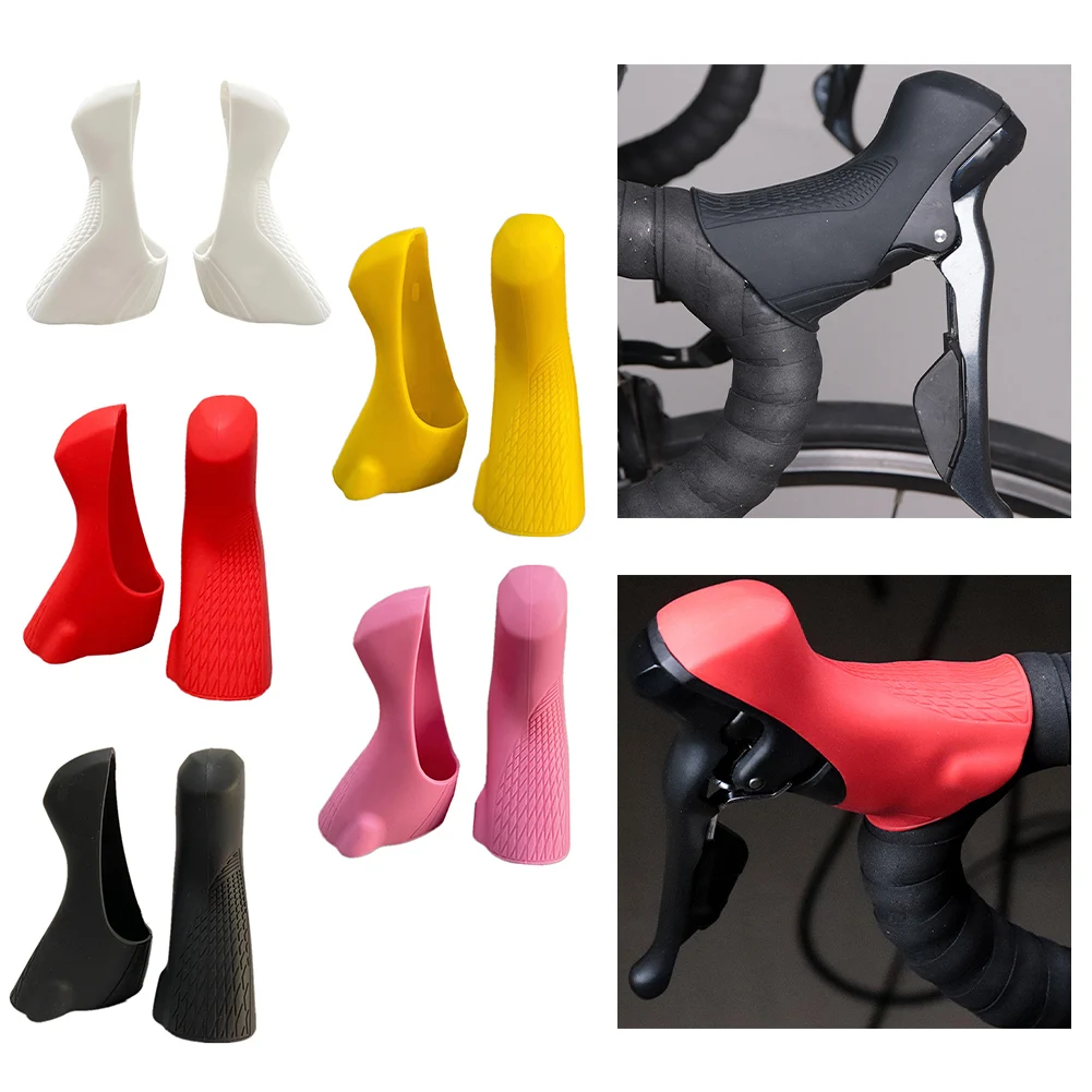 

Silicone Road Bike Shifter Brake Lever Hoods Bicycle Brake Gear Shift Cover For SORA ST-R2000/ST-R3000/ST-R3030 Gear Shift Cover