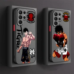 Hajime No Ippo smerigliato traslucido per Samsung Galaxy S24 S23 S22 S21 S20 FE S10 S9 S8 Plus custodia morbida Ultra Pro 5G