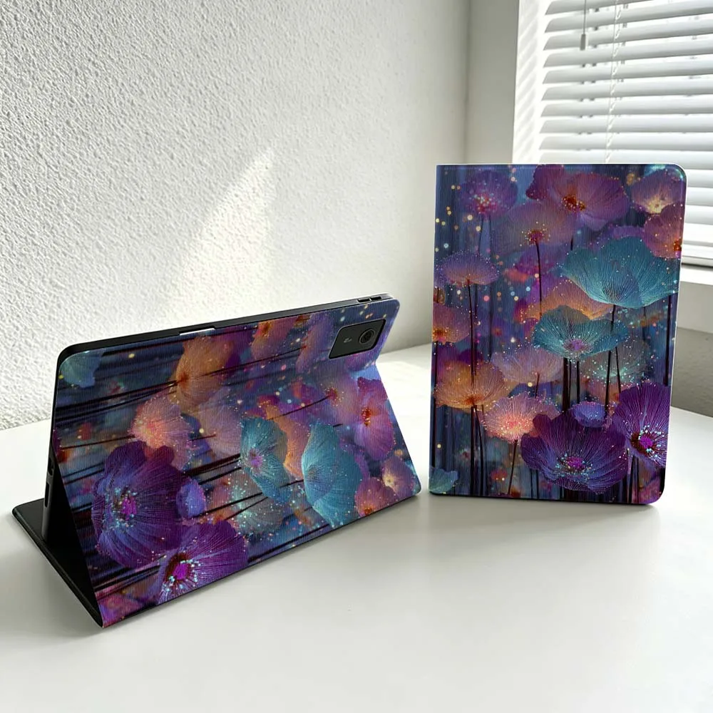 Colorful Floral Pattern Cover For Lenovo Xiaoxin Lenovo Tab Pad Pro Plus K11 P12 M10 Legion Y900 Soft Inch Tablet Case