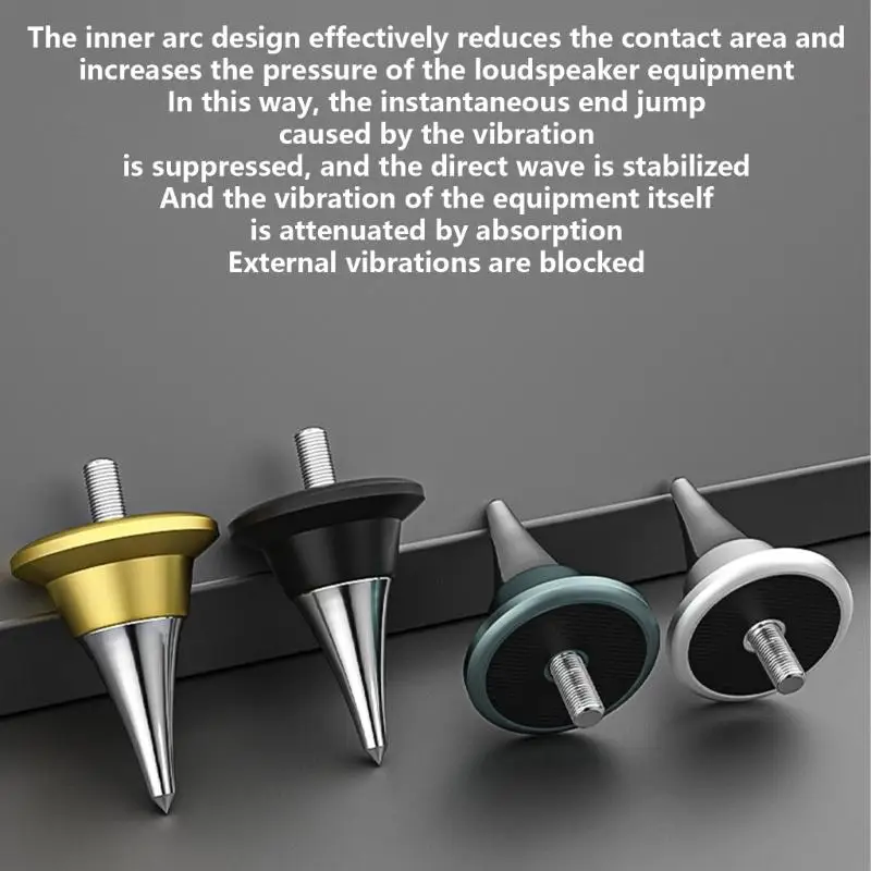 Almofada suporte isolamento alto-falante alumínio qualidade 19QA para desempenho som superior