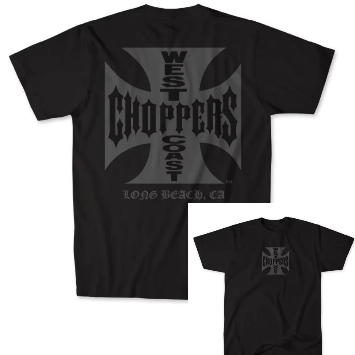 Vintage West Coast Choppers T‑Shirt Long Beach CA Graphic Print Men Women Short Sleeve Tee Motorcycle Biker Street Casual Tops
