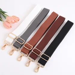 Cotton bag strap  solid color Adjustable  bag strap for crossbody  replacea 3.8mm wide  gray khaki bag strap brown