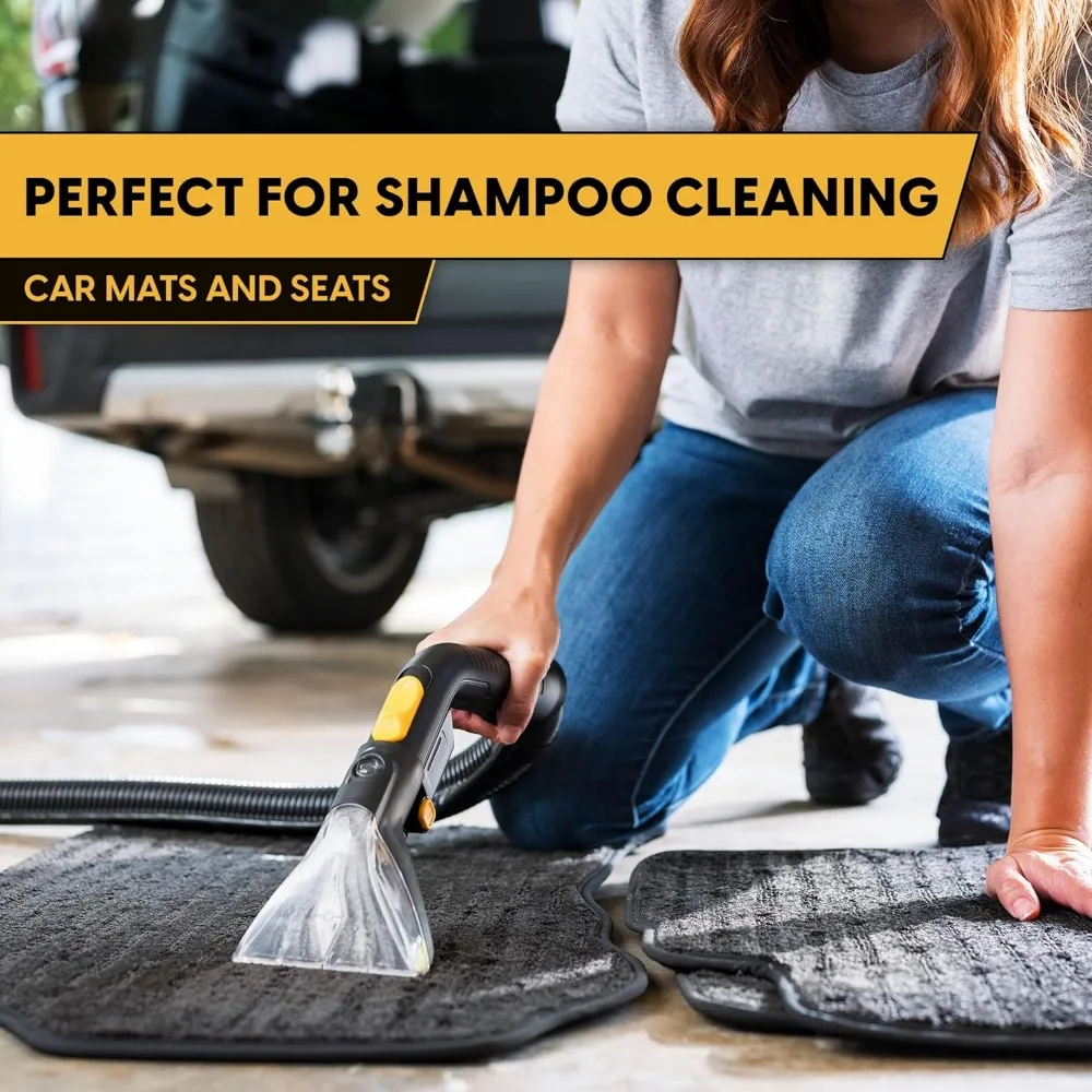 6 جالون 5.5 حصان 3 في 1 مكنسة كهربائية للتنجيد الرطب والجاف