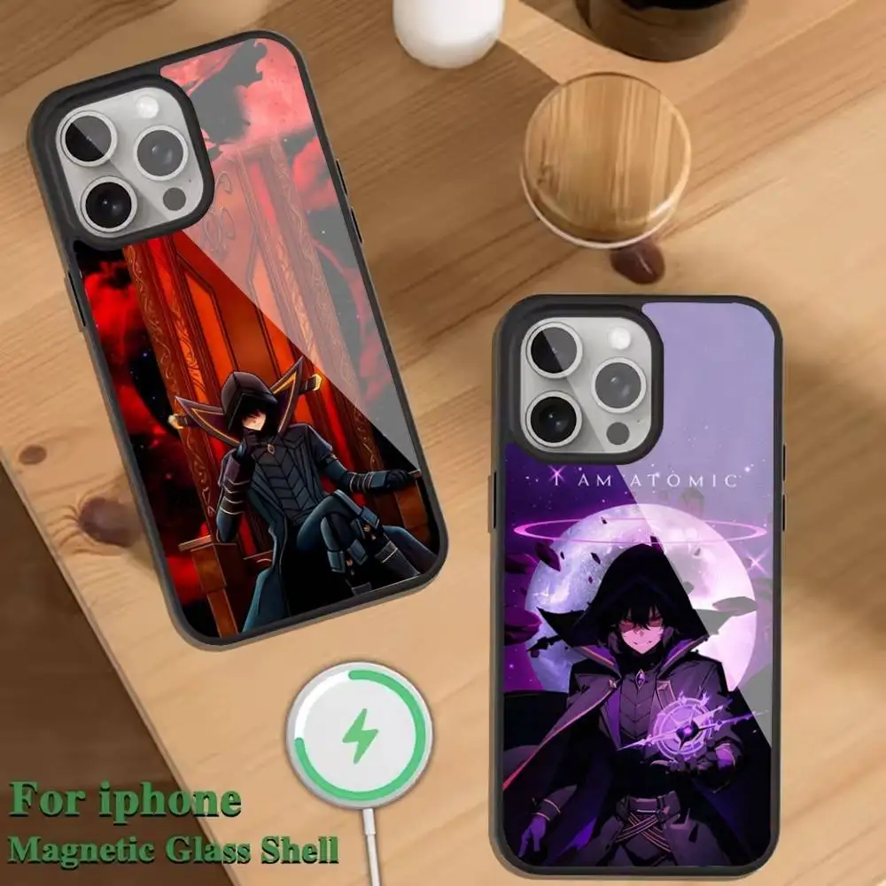 

L-Lord S-Shadow Phone Case For Magnetic Wireless Charge Cover For iphone 16 15 14 13 12 11 Pro Max Plus Coque