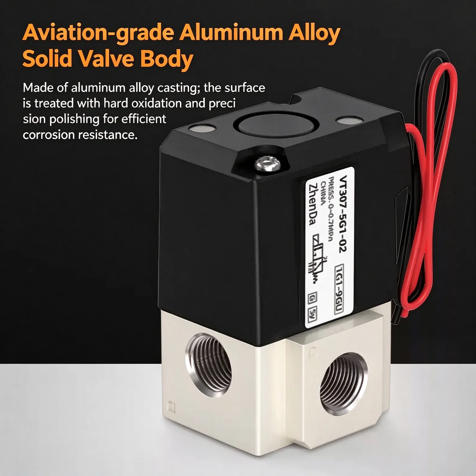 2 Position 3 Way High Frequency Solenoid Valve VT307 Series Vacuum Control VT307V-5G1-4G 3G 6G for Industrial Use
