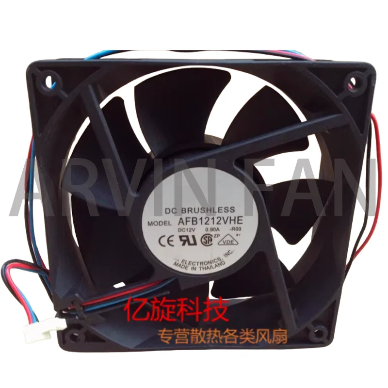 

AFB1212VHE-ROO 12038 0.9A Stop Alarm Double Ball Fan