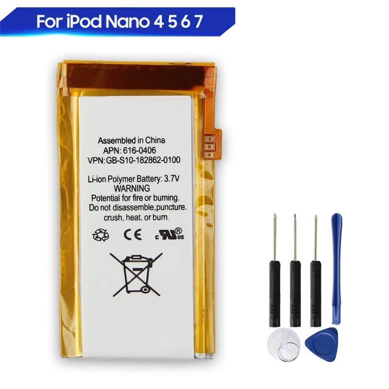 【美品】 iPod nano 第6世代 16GB バッテリー交換済　銀07 新しい交換用バッテリー Ipod Nano 4 5 6 7 世代 Ipod Nano 4th 5th