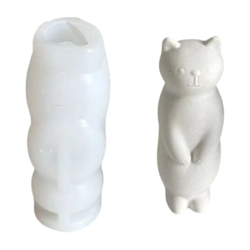 

Detailed Cats Silicone Mold Easy to Clean Silicone Cats Mold for Cozy Room Enhancement