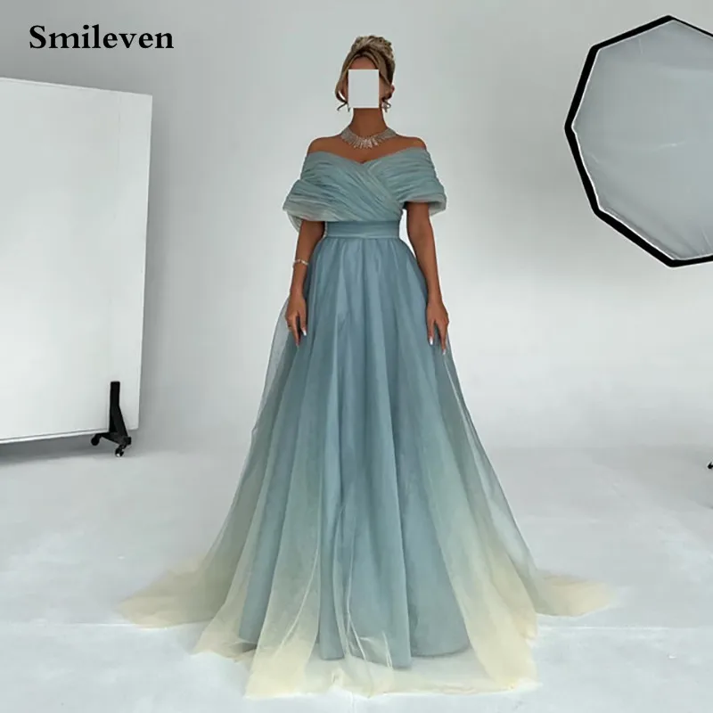 

Smileven A Line Evening Dresses Off The Shoulder Prom Party Gowns Robe De Soirée Prom Dresses 2023