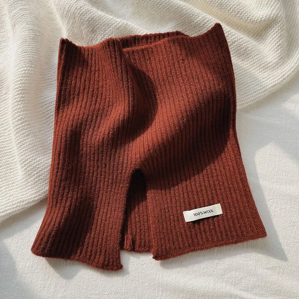 100% الصوف محبوك حلقة وشاح قبعة ووشاح المرأة الشتاء الدافئة الأوشحة قبعة الصلبة الراقية لينة الكشمير الباشمينا طوق وشاح للرقبة #6