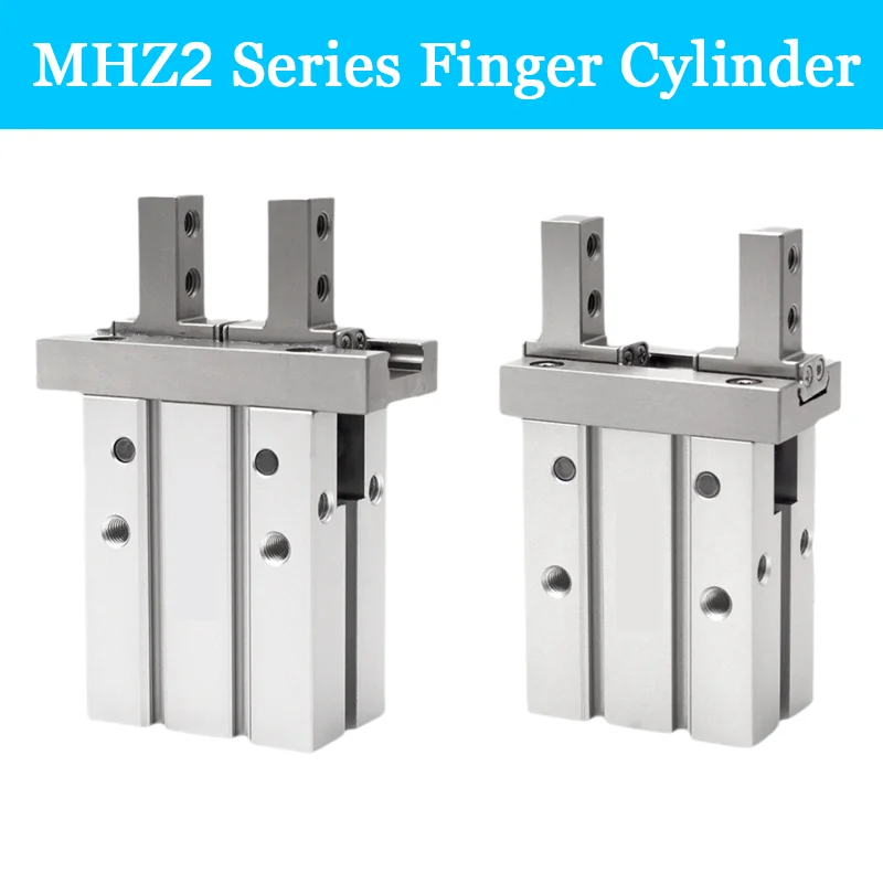 

SMC Type Double Acting Air Pneumatic Parallel Gripper MHZ2-10D MHZ2-16D 6D 20D 25D 32D 40D S C Aluminum Clamps Finger Cylinder