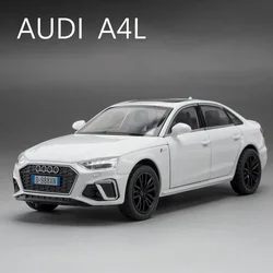 1:32 per AUDI A4 modello di auto in lega giocattolo pressofusione di metallo suono e luce auto giocattoli veicolo