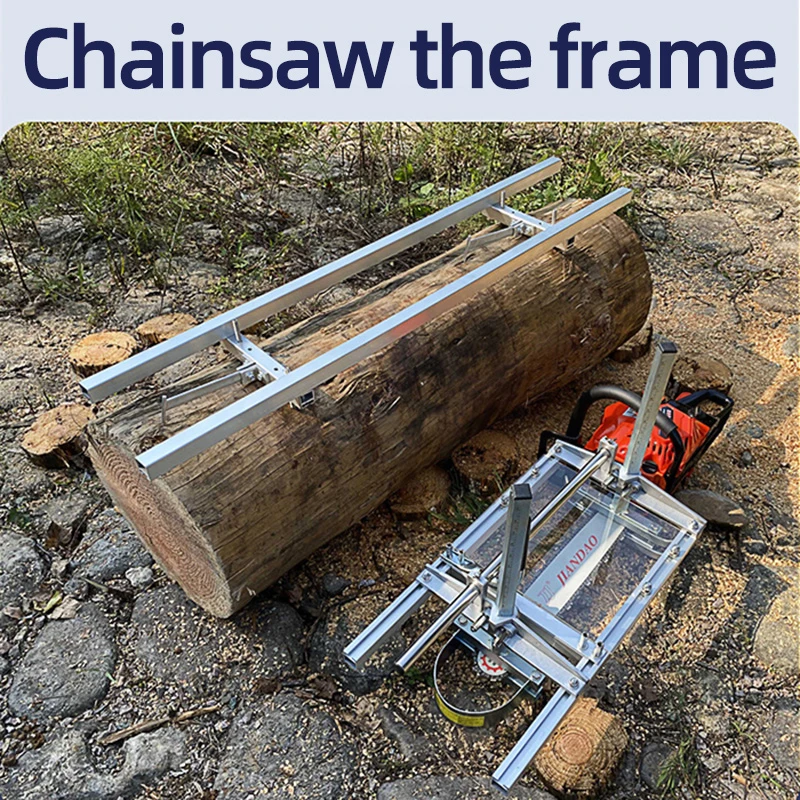 Professional open plate frame 16/24/36 Inch  Chainsaw Milling Planking Guide Bar DIY Wood Lumber Cutting Tools Portable Sawmill