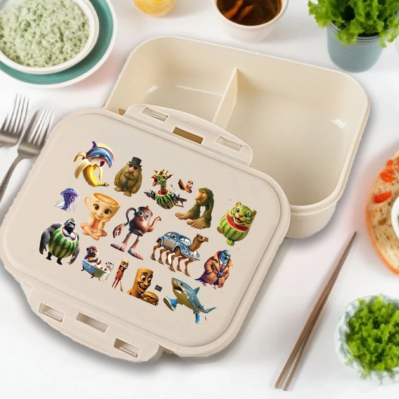 

Italian Brainrot Lunch Box Tung Tung Tung Sahur Bento Box Fresh-keeping Moisture-proof Cartoon Lunch Box Friend's Birthday Gift