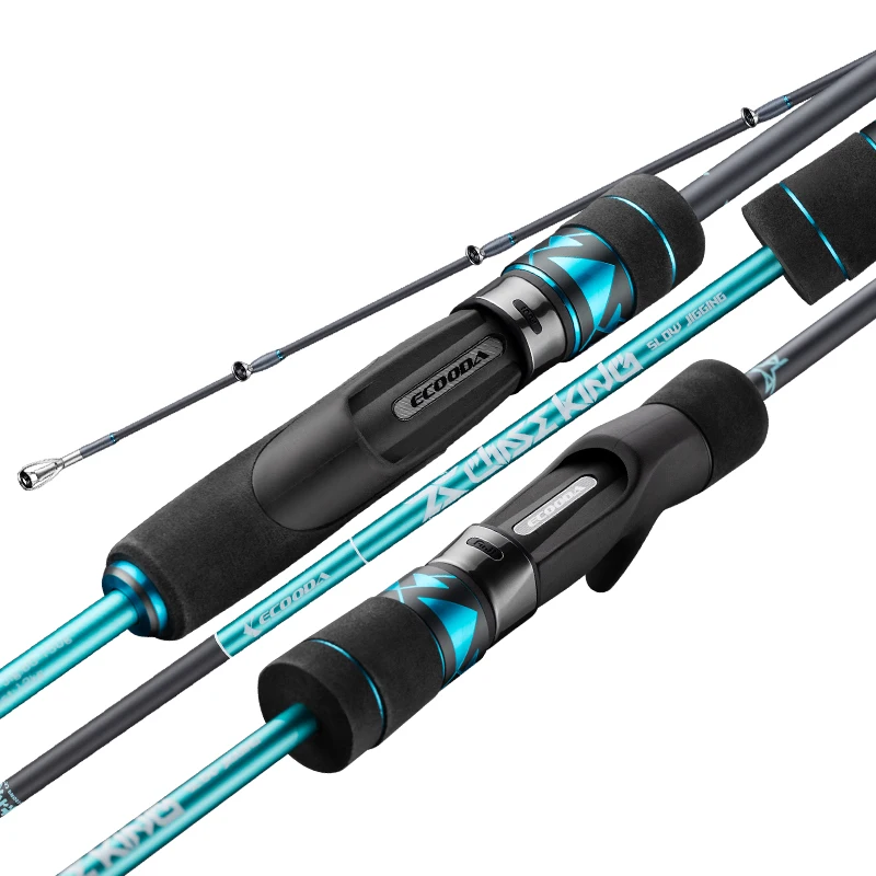 Ecooda-Carbon Lure Rod for Tuna Spinning, Casting Sea Bass Fishing, Rock Fishing, ECKSJ, 1.68m-1.83m, 1Second