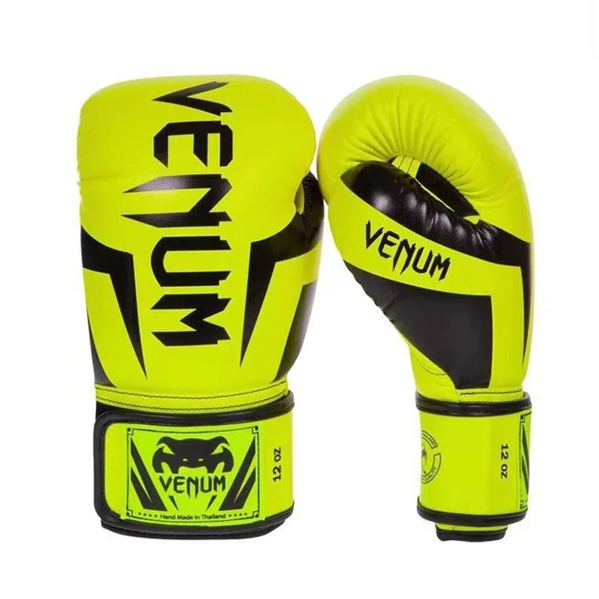 Kick Boxing Gloves PU Leather Muay Thai Gloves Men Women Kids Fighting Kickboxing Glove MMA Sanda Karate Punching Training Glove - view 6