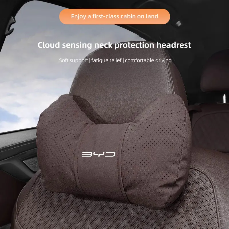 Apply to BYD car seat headrest waist cushion han tang EV F3 E6 Dmi Song F0 Qin Pro
