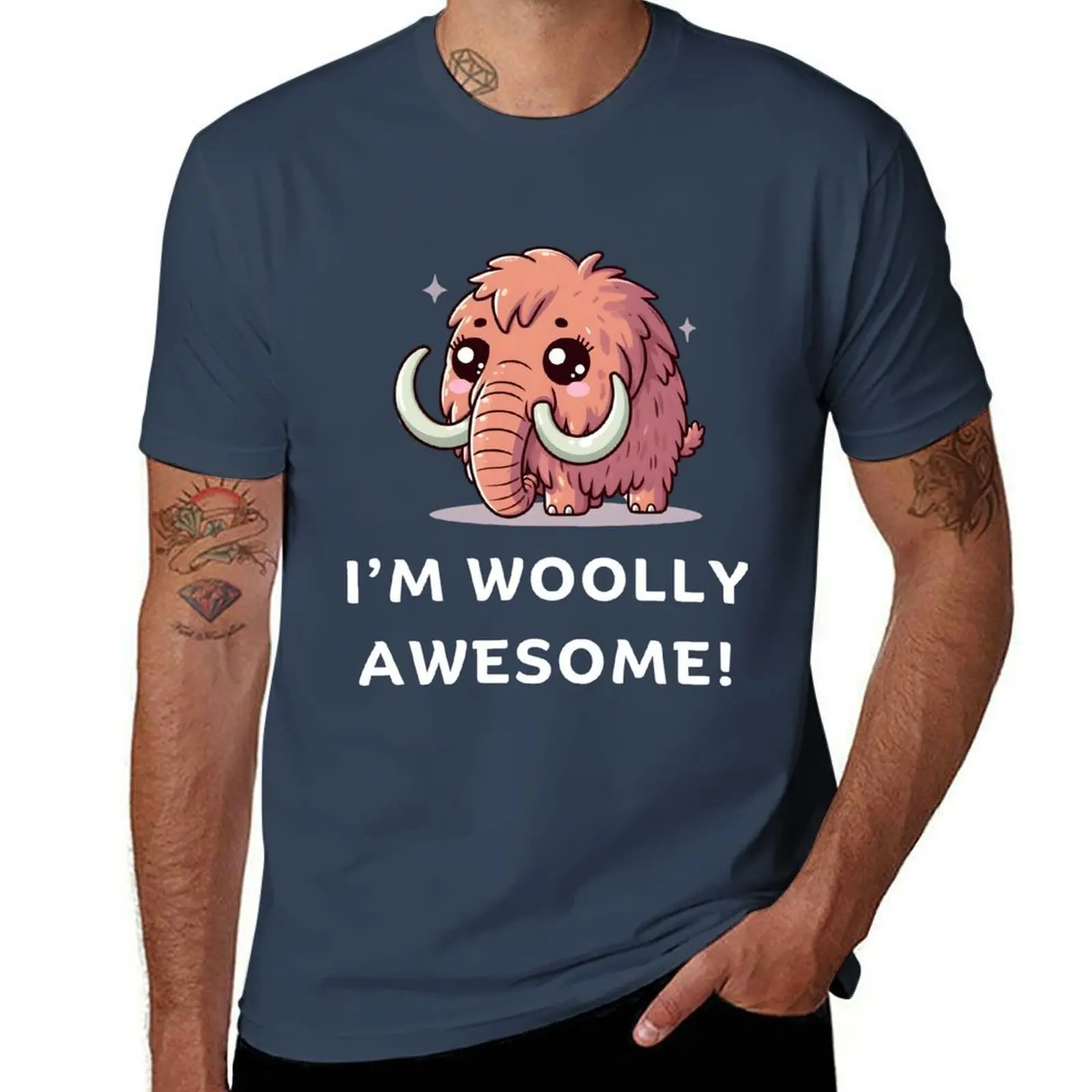 

I'm Woolly Awesome, Funny Wooly Mammoth, Cute Woolly Mammoth, Kawaii Woolly Mammoth Awesome T-Shirt