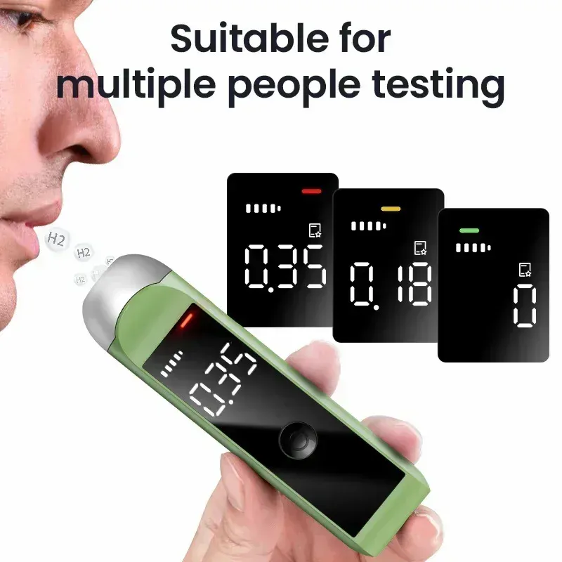  Portable Breathalyzer, Accuracy Alcohol Tester, Alcohol Breathalyzer Rechargable Suitable For Family, Personal, Driver Use 