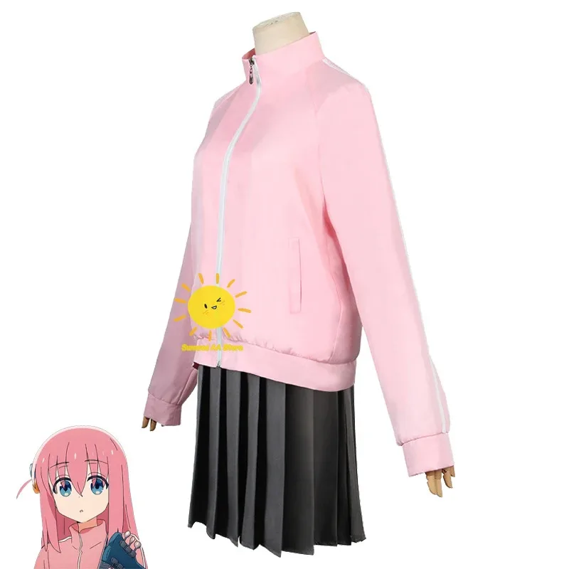 2025 11 Anime Bocchi The Rock Cosplay disfraces Gotoh Hitori uniforme peluca vestido Halloween carnaval fiesta mujer