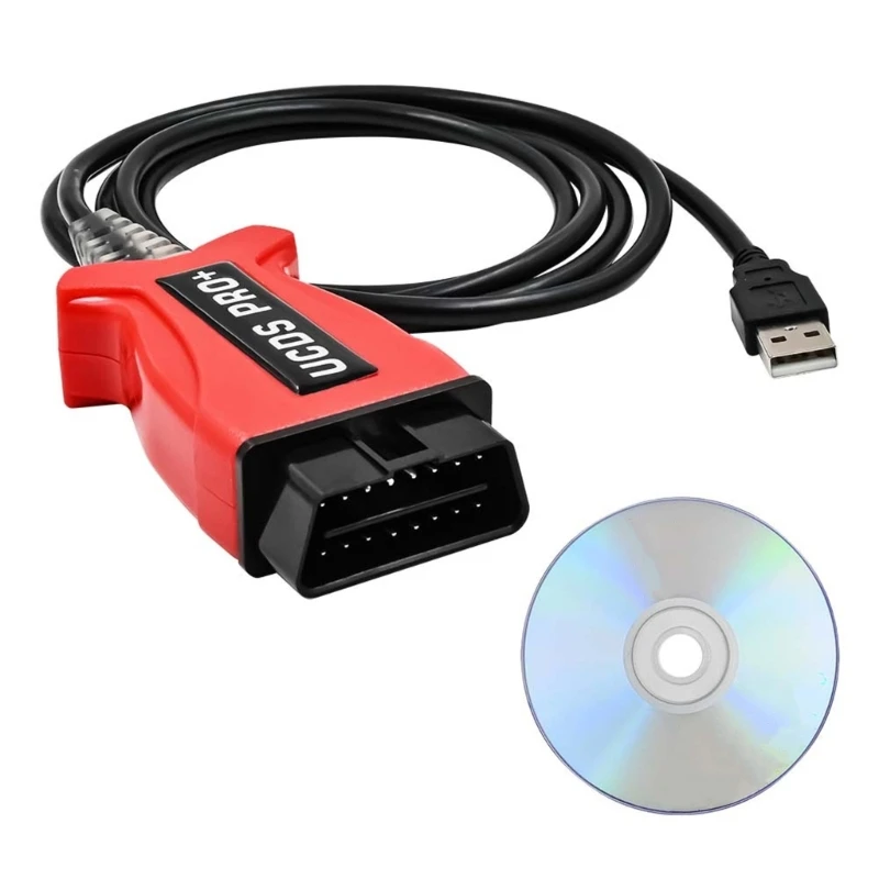 V1.27.001 UCDS Diagnostic Cable Service Connector With 35 Tokens Auto OBD2 Scanner Cable Car Repair Tool Dropshipping