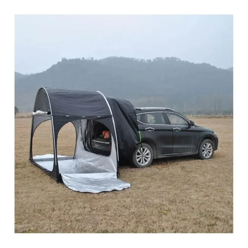 Outdoor Camping Waterproof Rear Tent Car Roof Top Folding High Quality Sun Shelter Car Top Shell Side Awning Umbrella Shade Tent