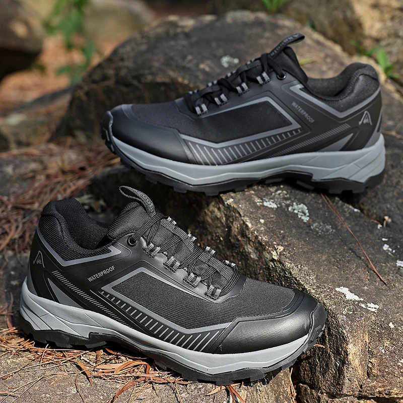 Sepatu Lari Pria Model Terbaru - Anti Slip Trail Running Sneakers ulasan dan harga
