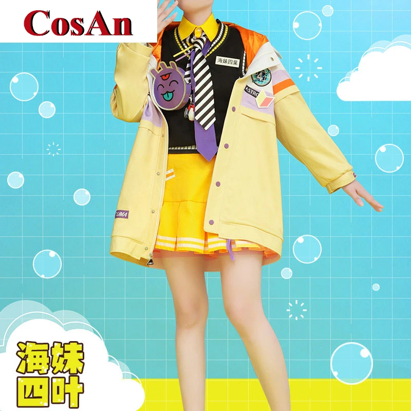 CosAn Anime VTuber NIJISANJI Yotsuha Umise Cosplay Costume Lovely Sweet Uniform Activity Party Role Play Clothing Custom-Make