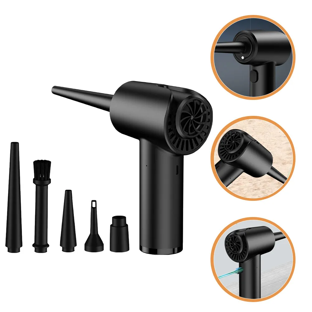 USB Type C Fast Charging Rechargeable Air Duster Handheld Electric Blower for Electronics Computer Laptop Keyboard Cleaning