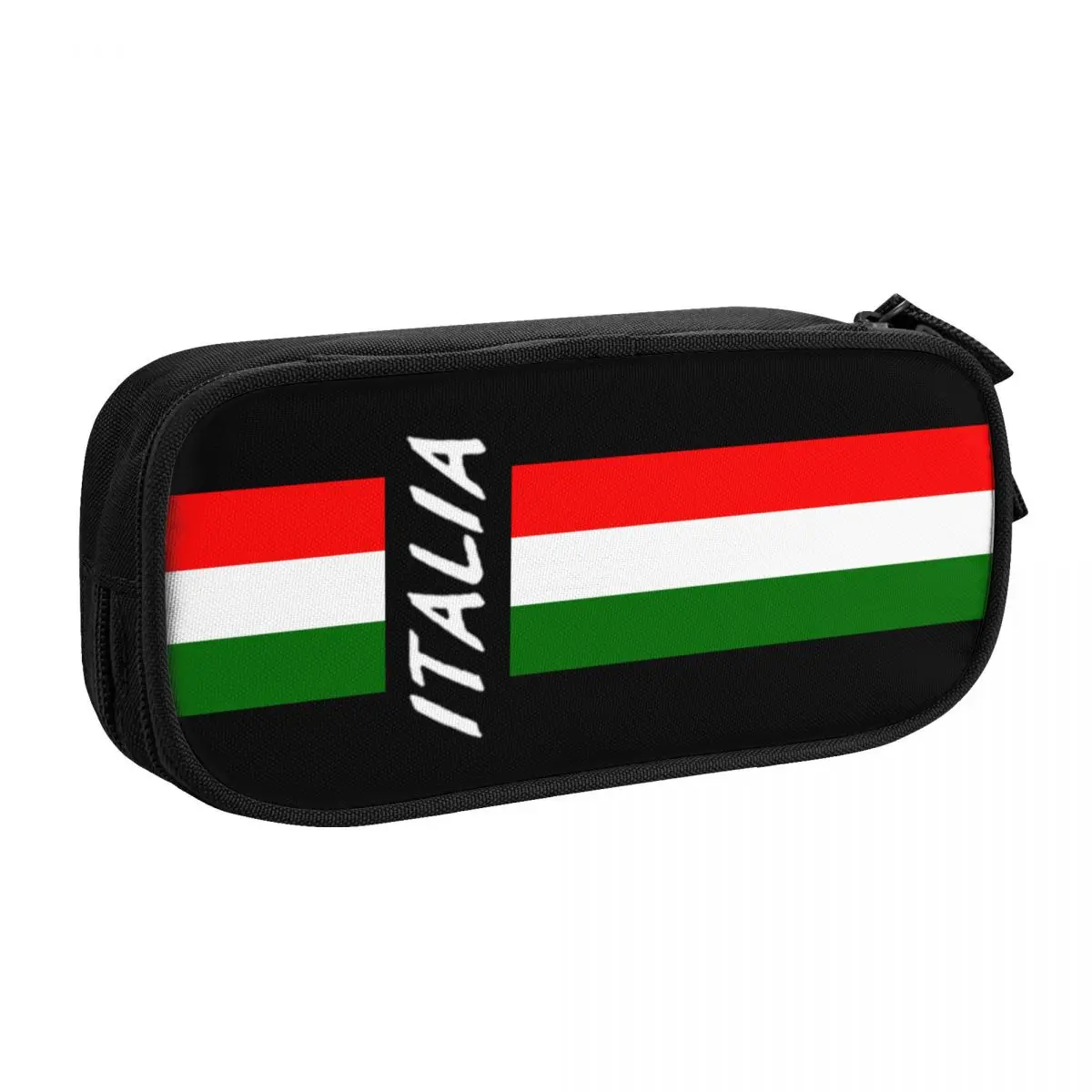 Custom Italy Flag Cute Pencil Case Girl Boy Large Capacity Italian Proud Pencil Bag School Accessories