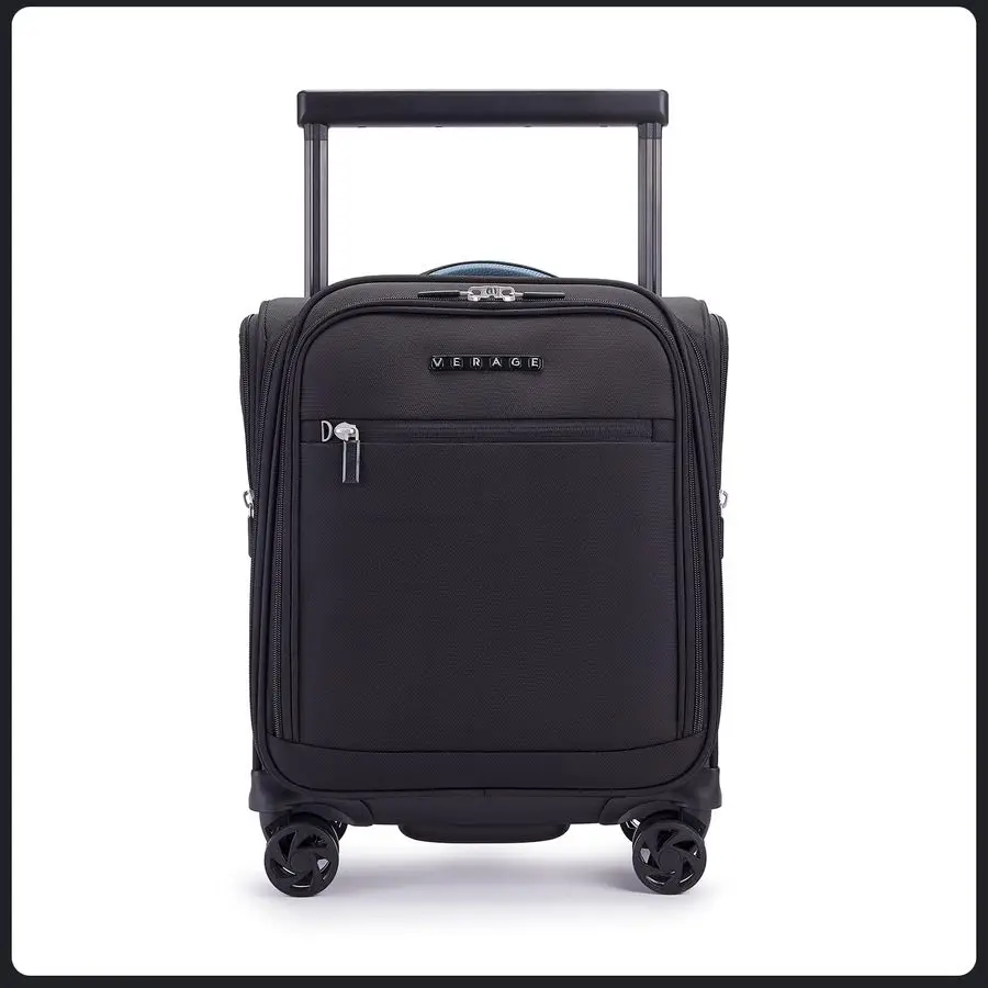 

On Luggage with Wheels, 15 Inch Underseat Spinner Luggage Pro, Underseat Personal Item Travel Bag for Men and Women, Carry On Ba