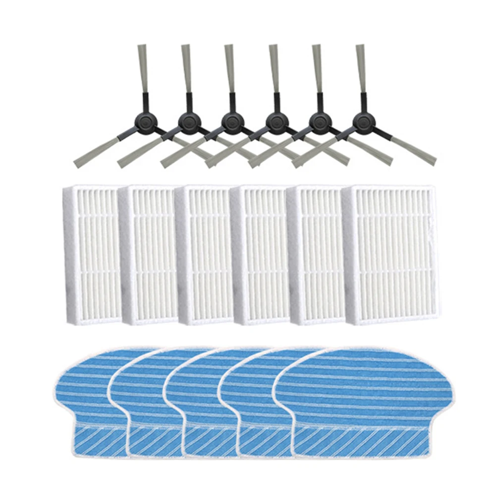 Side Brushes & Filter For MyGenie X990,ZX1000,P1 P2 P3 Robot Vacuum Cleaner Replacement Robot Sweeper Spare Part