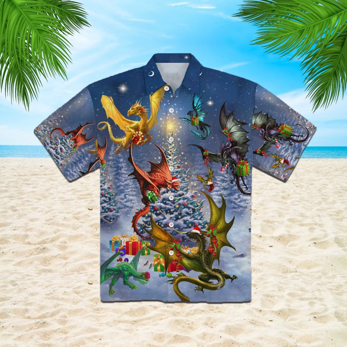 Hawaiian Shirts for Men and Women Kawaii Corgi Shirts Cartoon Print Beach Short Sleeve Summer Casual Button Up Hawaii Shirts